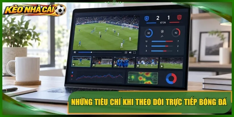 Những tiêu chí khi theo dõi trực tiếp bóng đá 